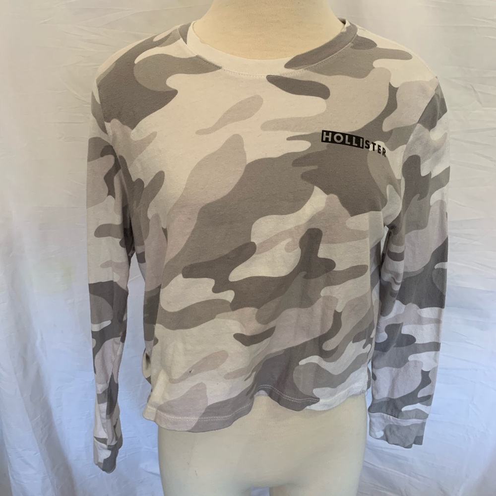 Hollister crop long sleeve small